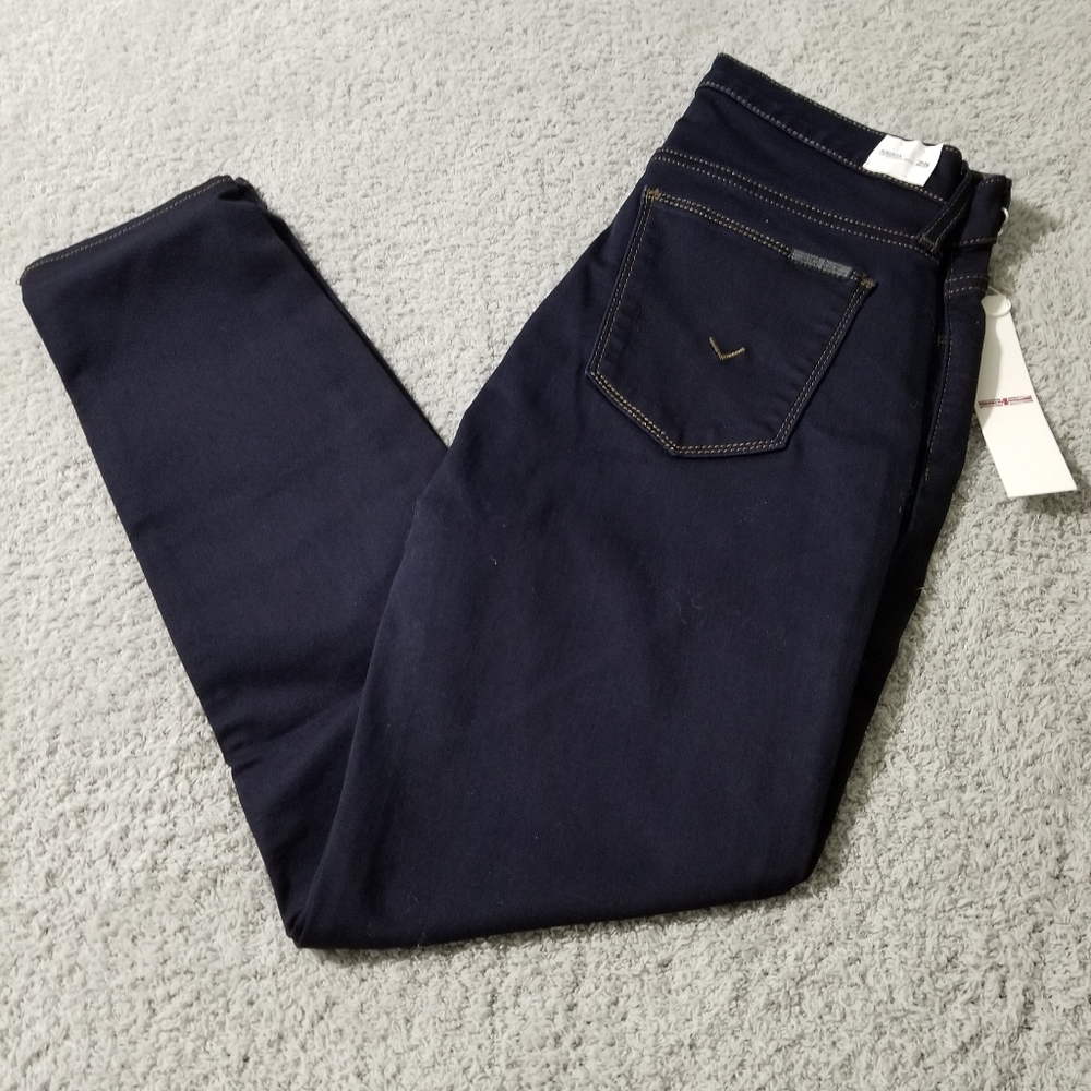 Hudson Dark Wash Krista Low Rise Skinny Ankle Jeans